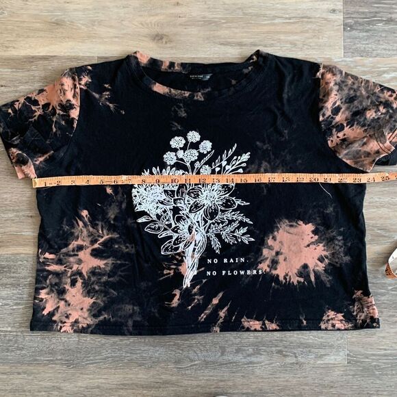 Shein Curve reverse dye tee shirt size 1x - Picture 4 of 6